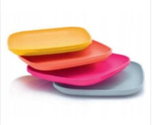Tupperware Talerze Piknikowe - 4 sztuki